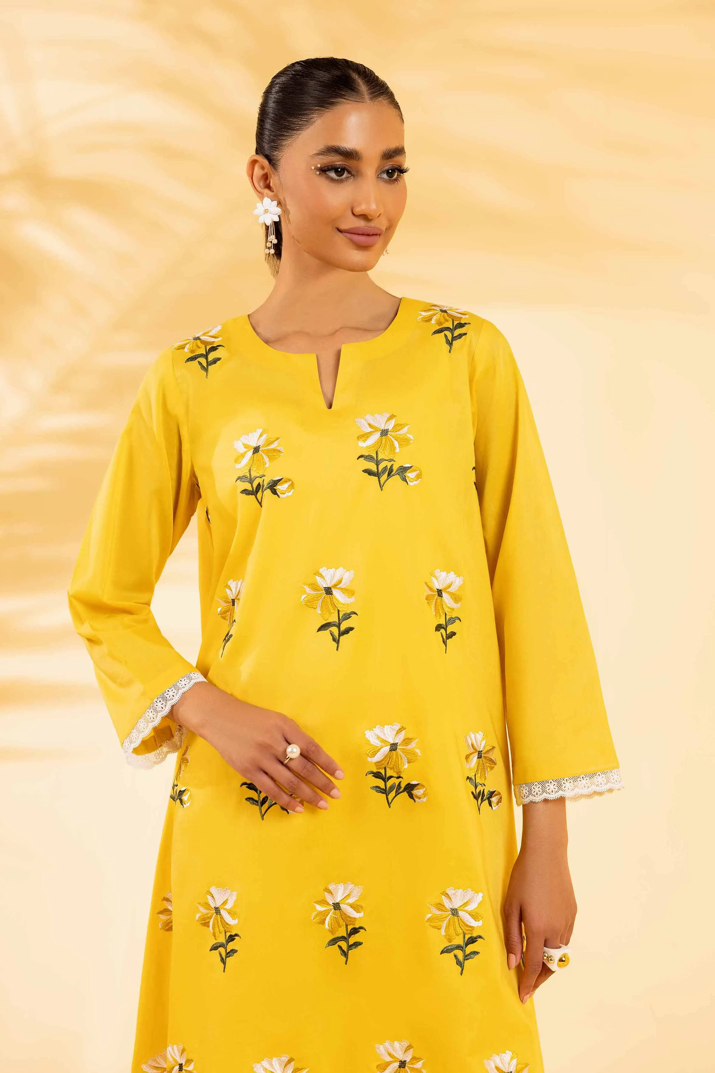 2 Piece - Dyed Embroidered Suit - 42401063