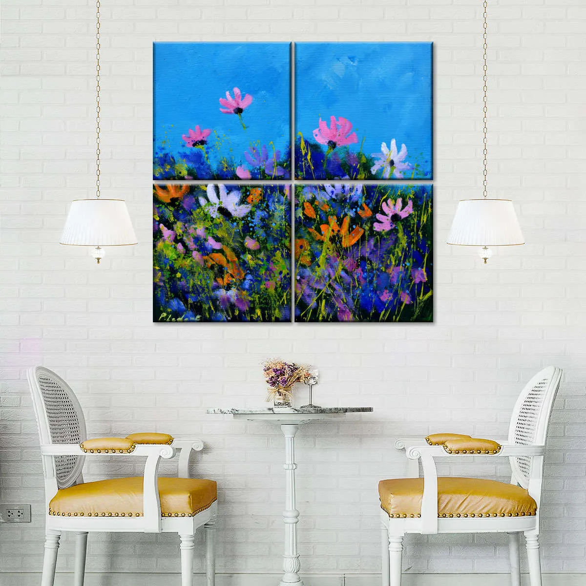 A Few Cosmos Flowers Wall Art
