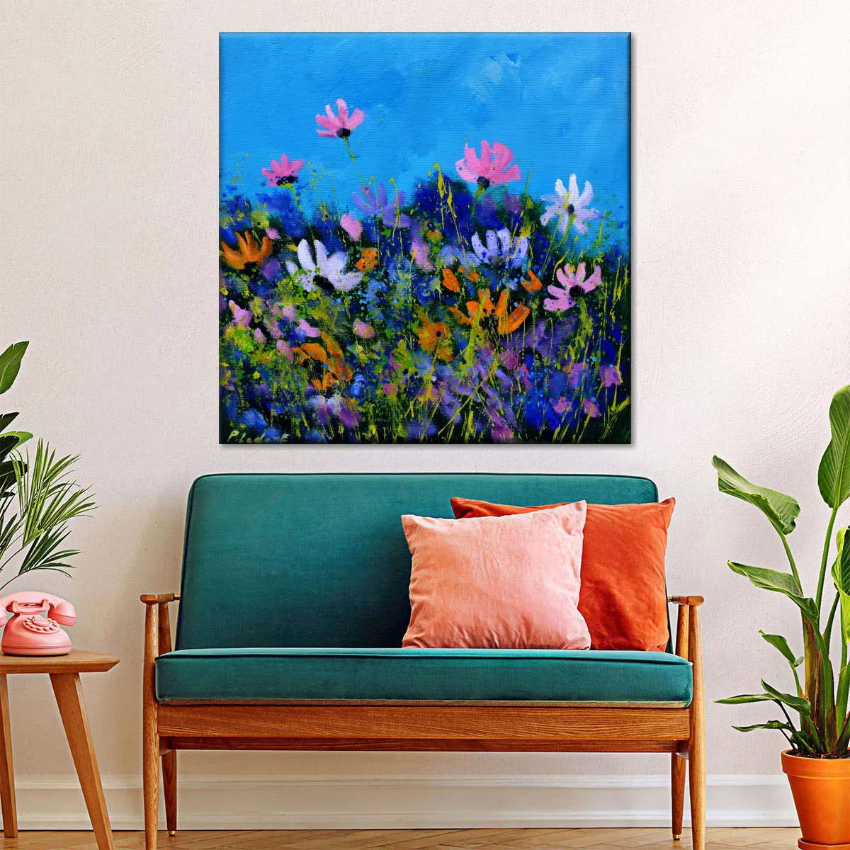 A Few Cosmos Flowers Wall Art