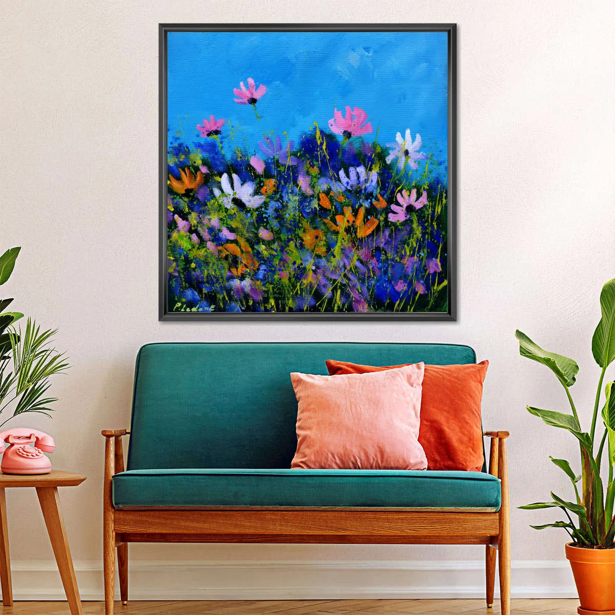 A Few Cosmos Flowers Wall Art