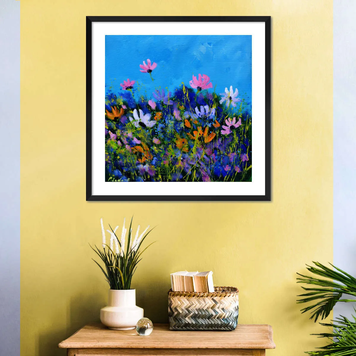 A Few Cosmos Flowers Wall Art