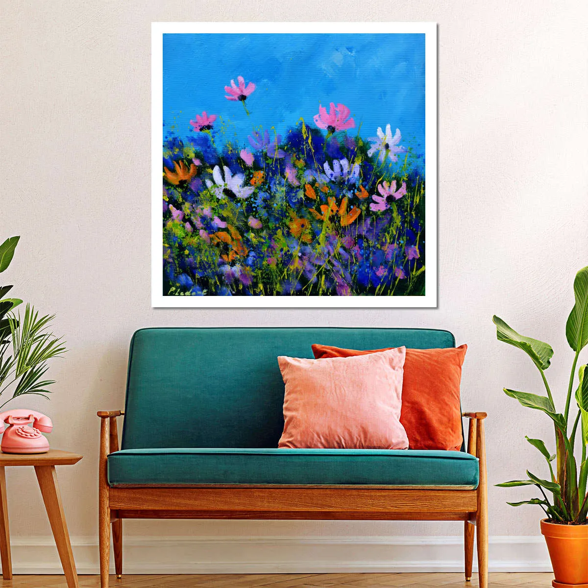 A Few Cosmos Flowers Wall Art