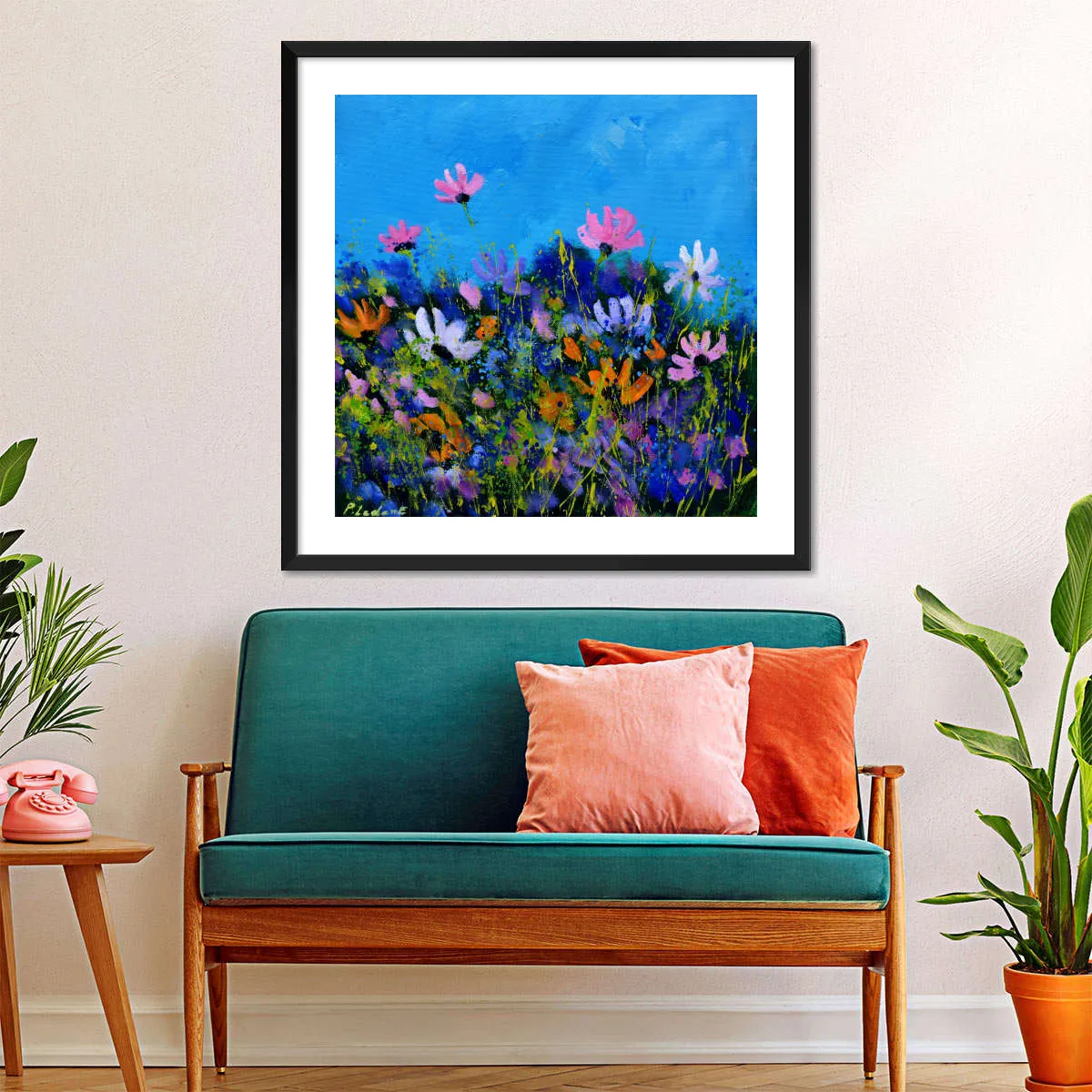 A Few Cosmos Flowers Wall Art
