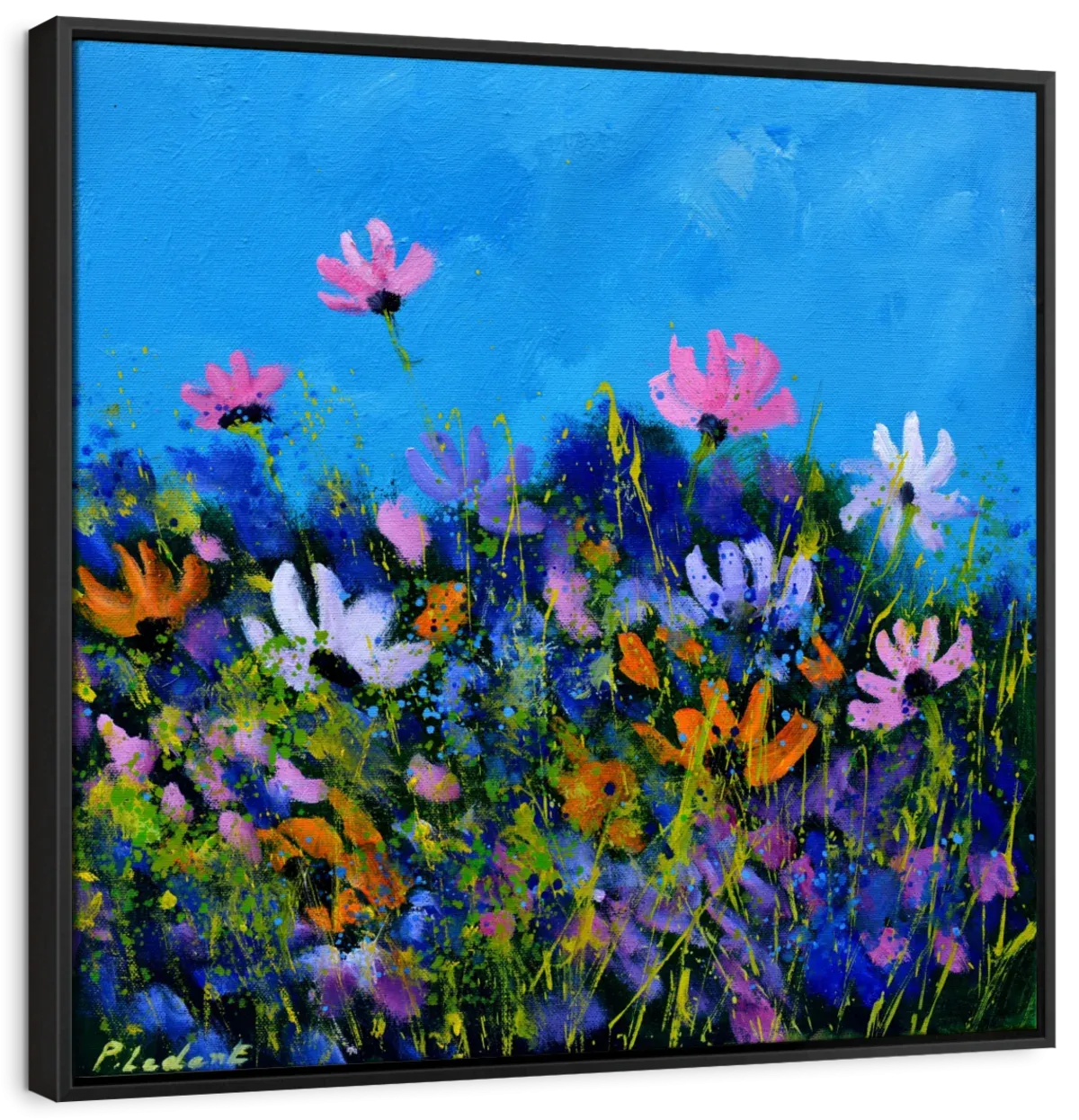 A Few Cosmos Flowers Wall Art