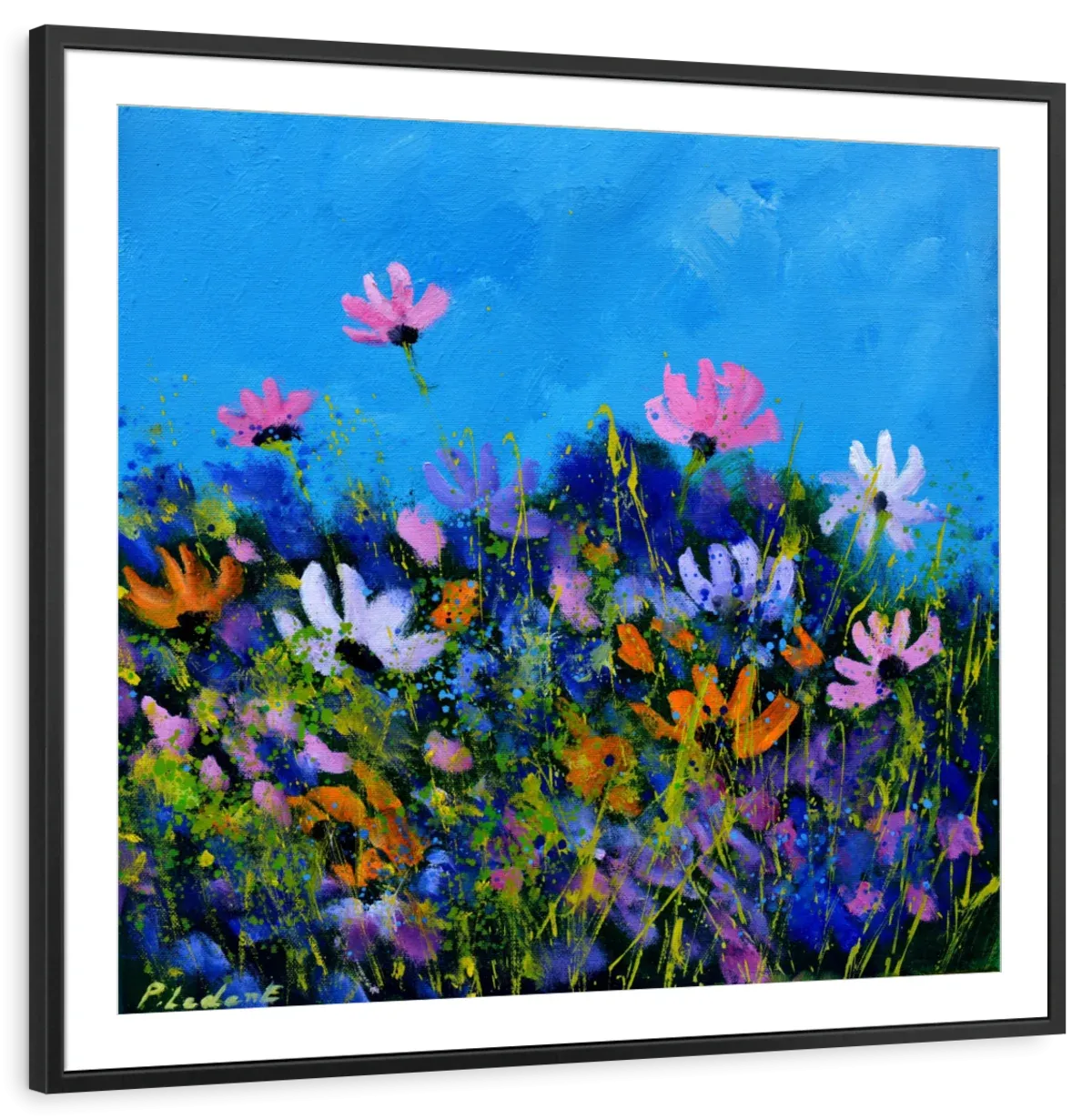 A Few Cosmos Flowers Wall Art