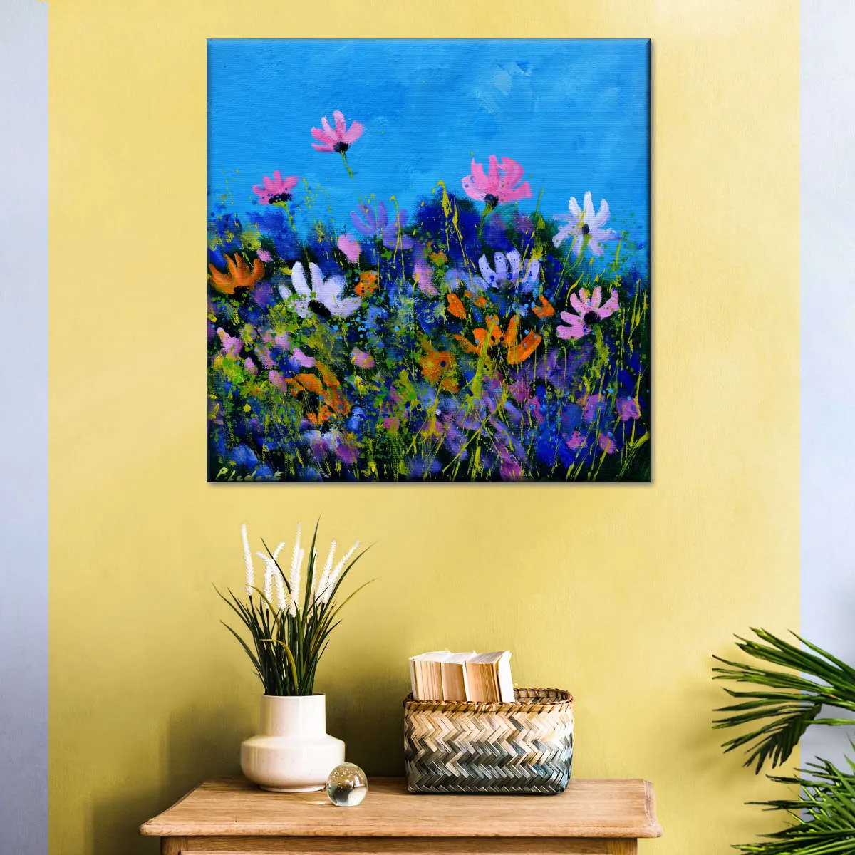 A Few Cosmos Flowers Wall Art