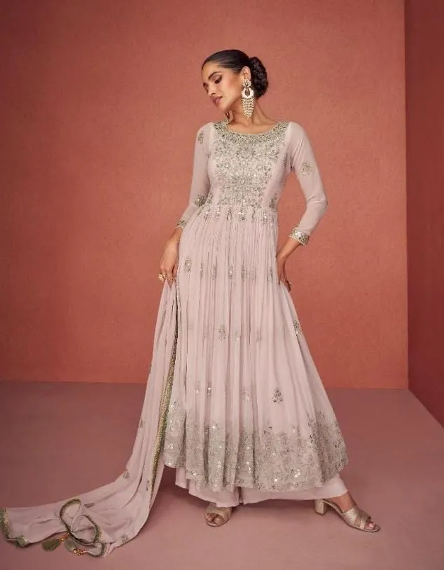 Aashirwad Aroma 9423-9427 Series Real Georgette Fancy Embroidered Salwar Suit