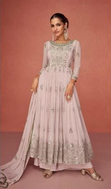 Aashirwad Aroma 9423-9427 Series Real Georgette Fancy Embroidered Salwar Suit