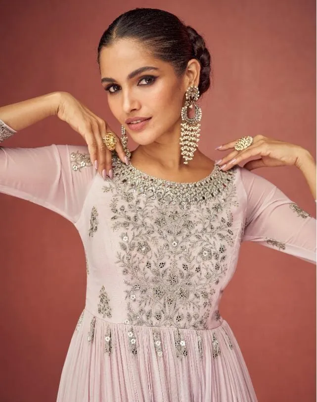 Aashirwad Aroma 9423-9427 Series Real Georgette Fancy Embroidered Salwar Suit