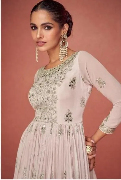 Aashirwad Aroma 9423-9427 Series Real Georgette Fancy Embroidered Salwar Suit