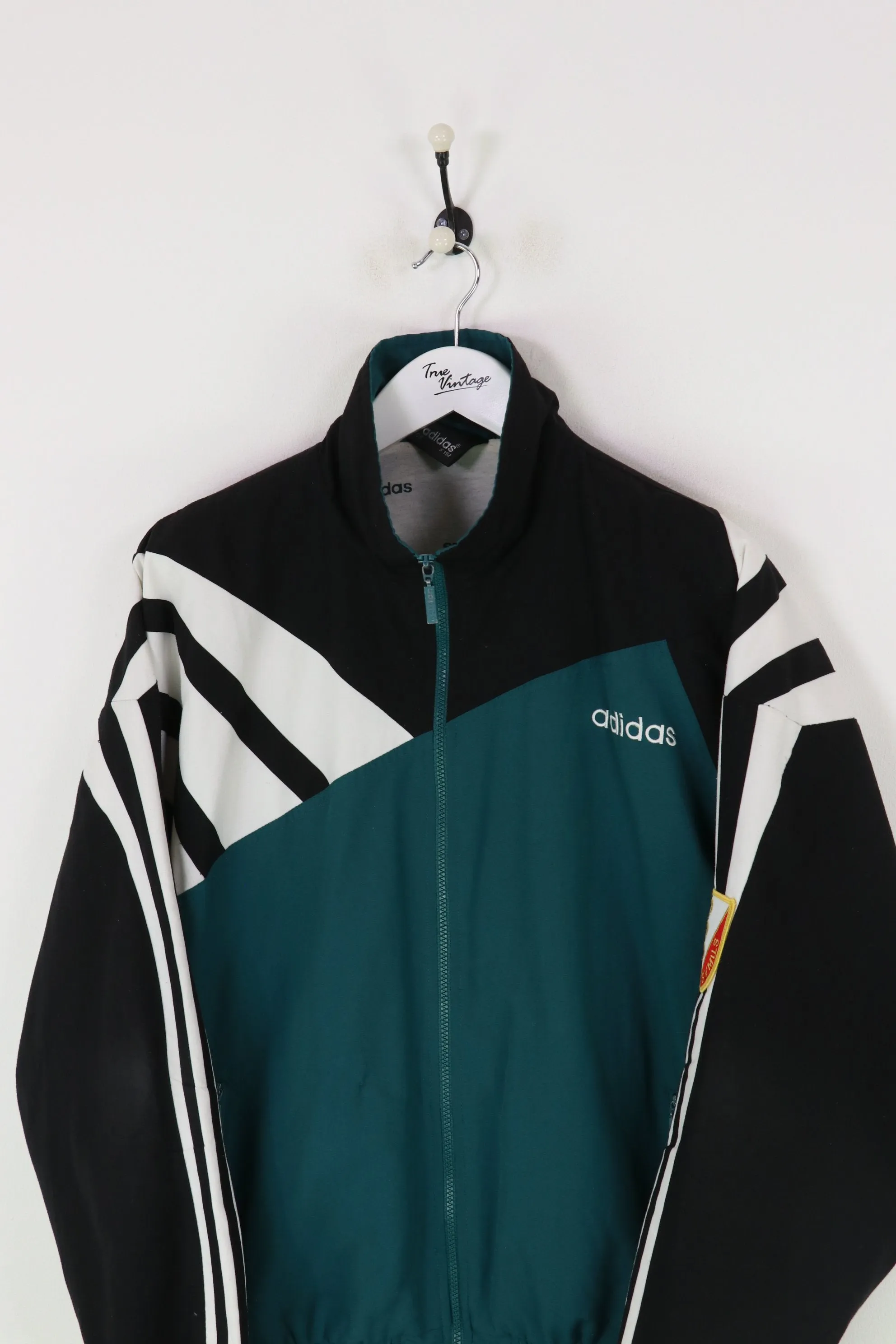 Adidas Shell Suit Jacket Green/Black XL