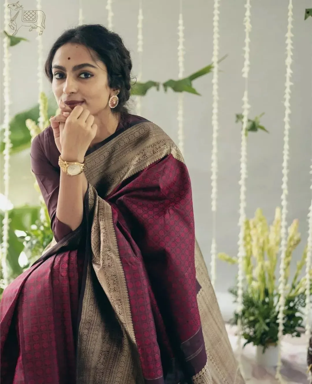 Banarasi Soft Silk Sari Party Wear Saree With Blouse