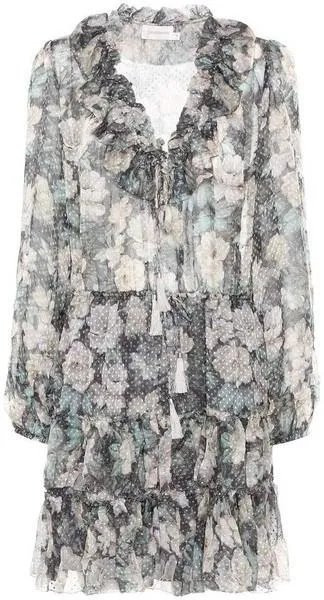'Bowerbird' Draw Frill Dress