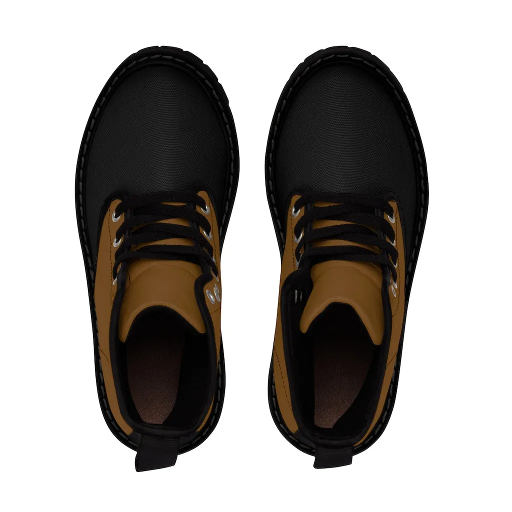 Brown with Black Boots