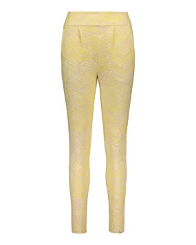 Casual Chic Print Pants, Safari Sand