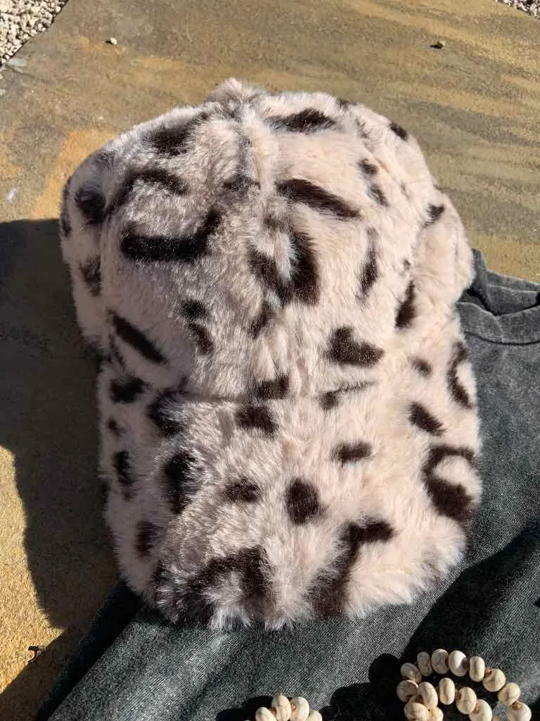 Cheetah Vibes Fur Cap