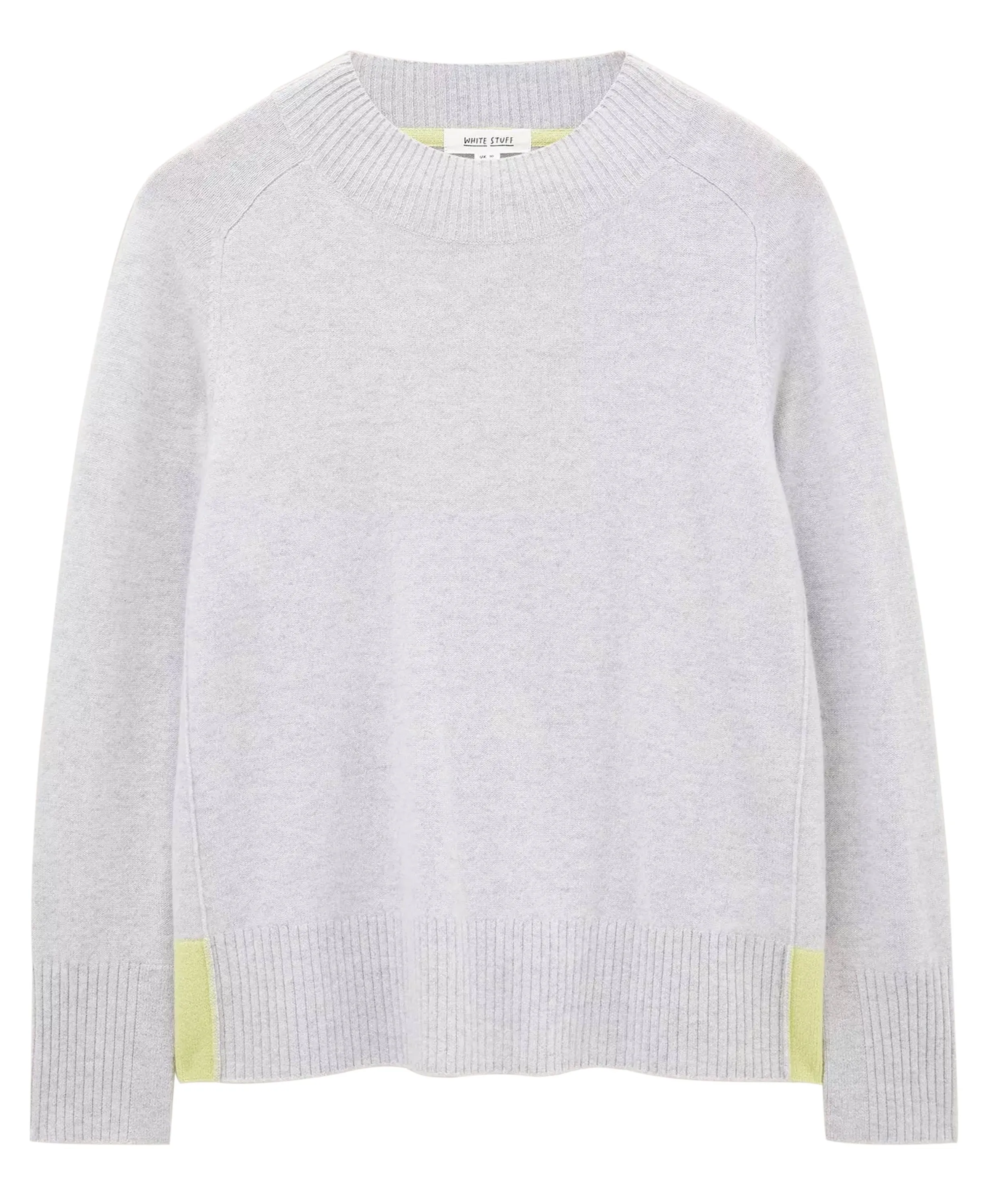Cora Crew Neck Cashmere Jumper - Mid Grey
