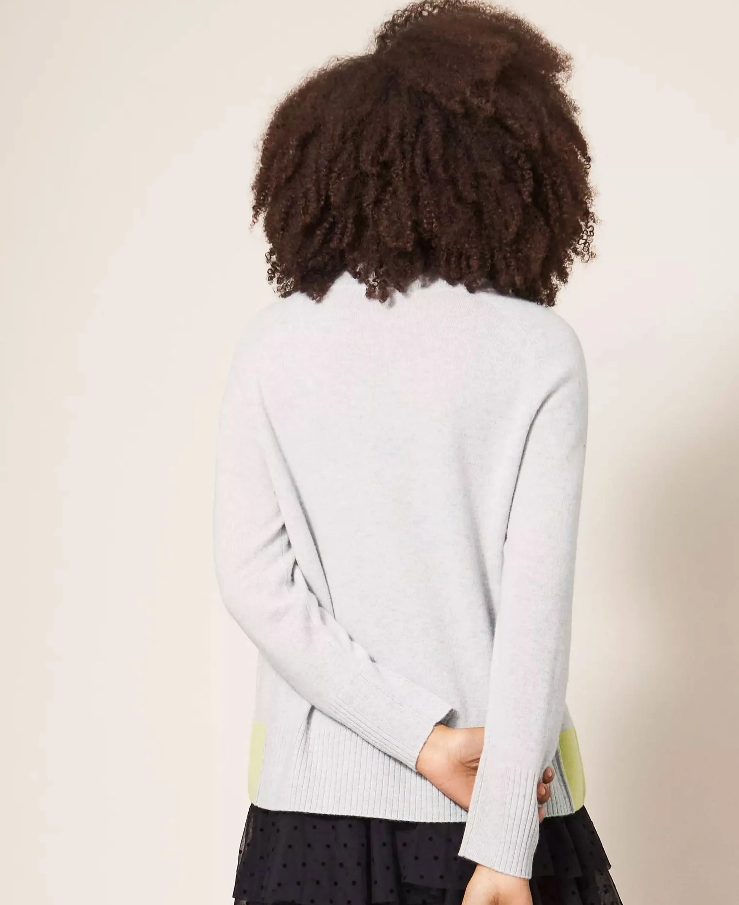 Cora Crew Neck Cashmere Jumper - Mid Grey