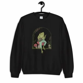 Cute Cottagecore Aesthetic Frog Sweatshirt