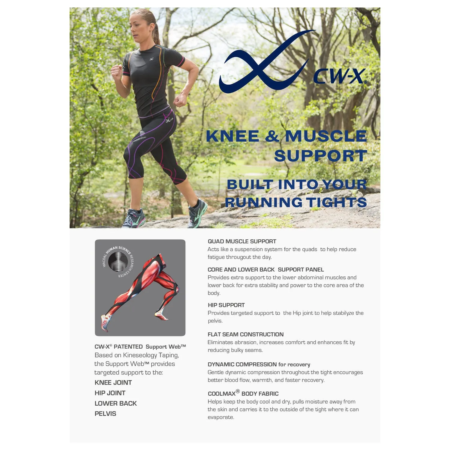 CW-X Women's Ventilator Web Tri-Top
