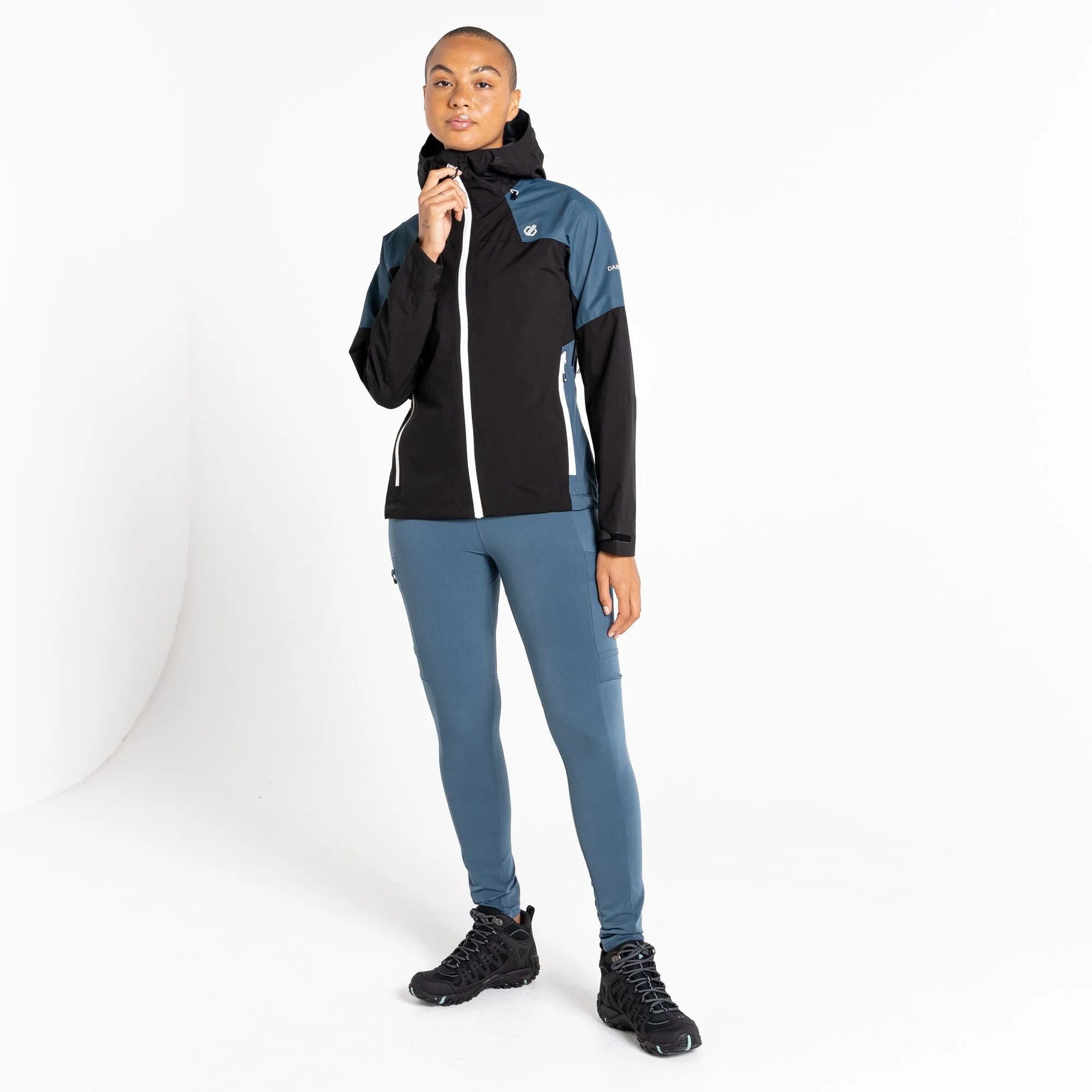 Dare2b Ladies Checkpoint III Waterproof Jacket-BLACK
