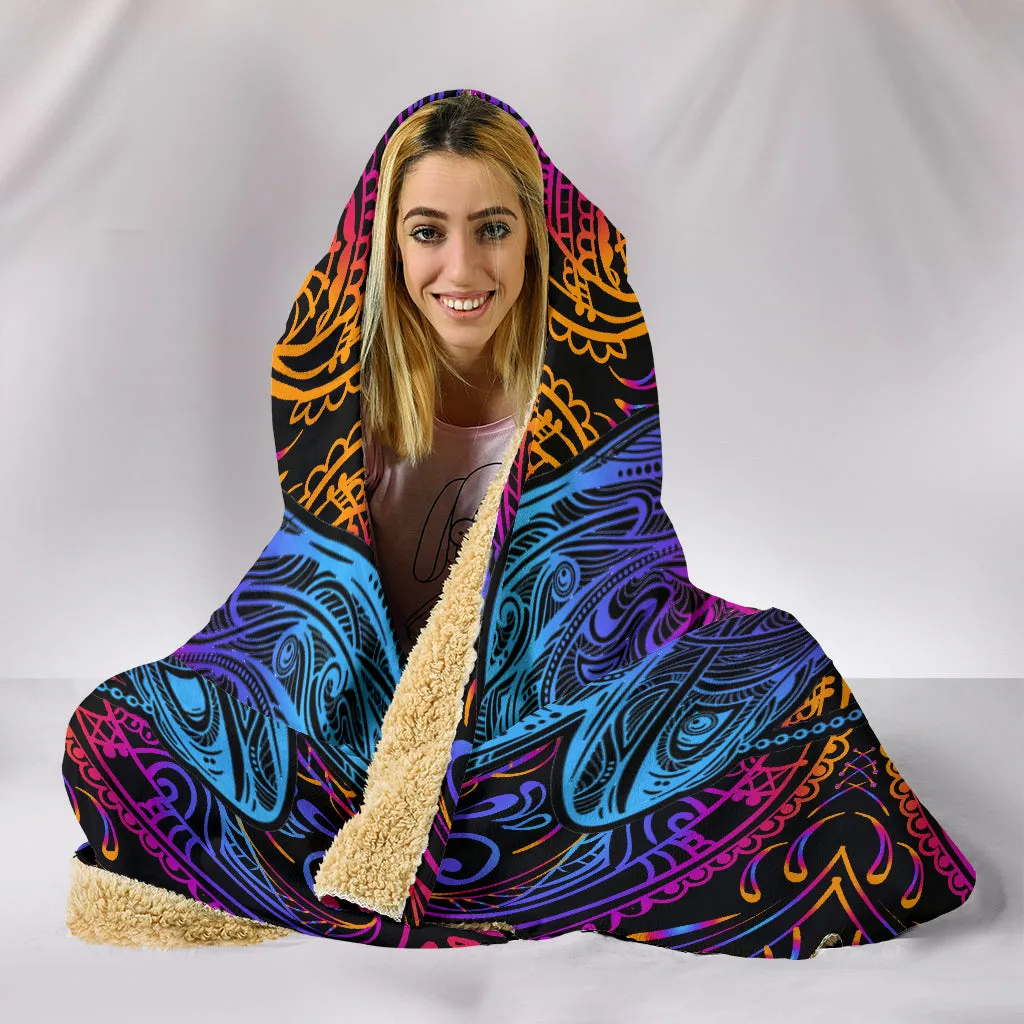 Dragonfly Intensity Hooded Blanket