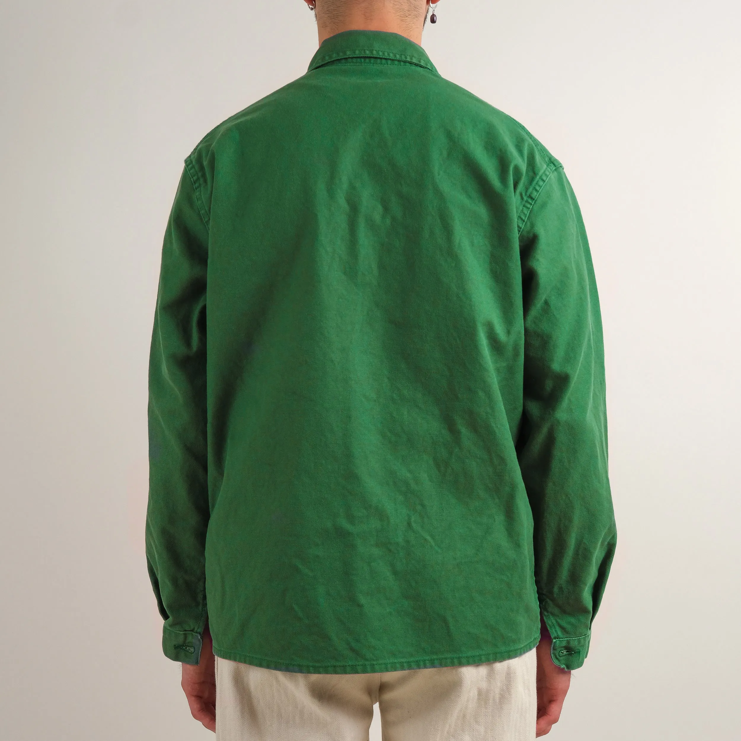 Light green engineered tactical jacket - optimize for e-commerce marketing