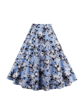 FLOWER FIELDS A-LINE SKIRT