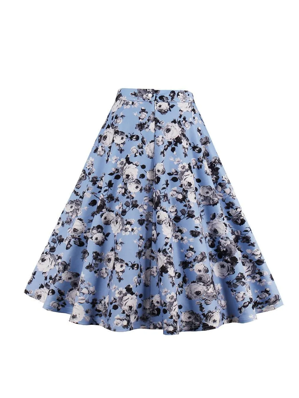 FLOWER FIELDS A-LINE SKIRT