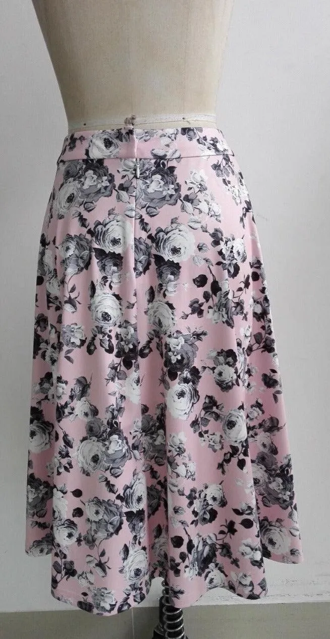 FLOWER FIELDS A-LINE SKIRT