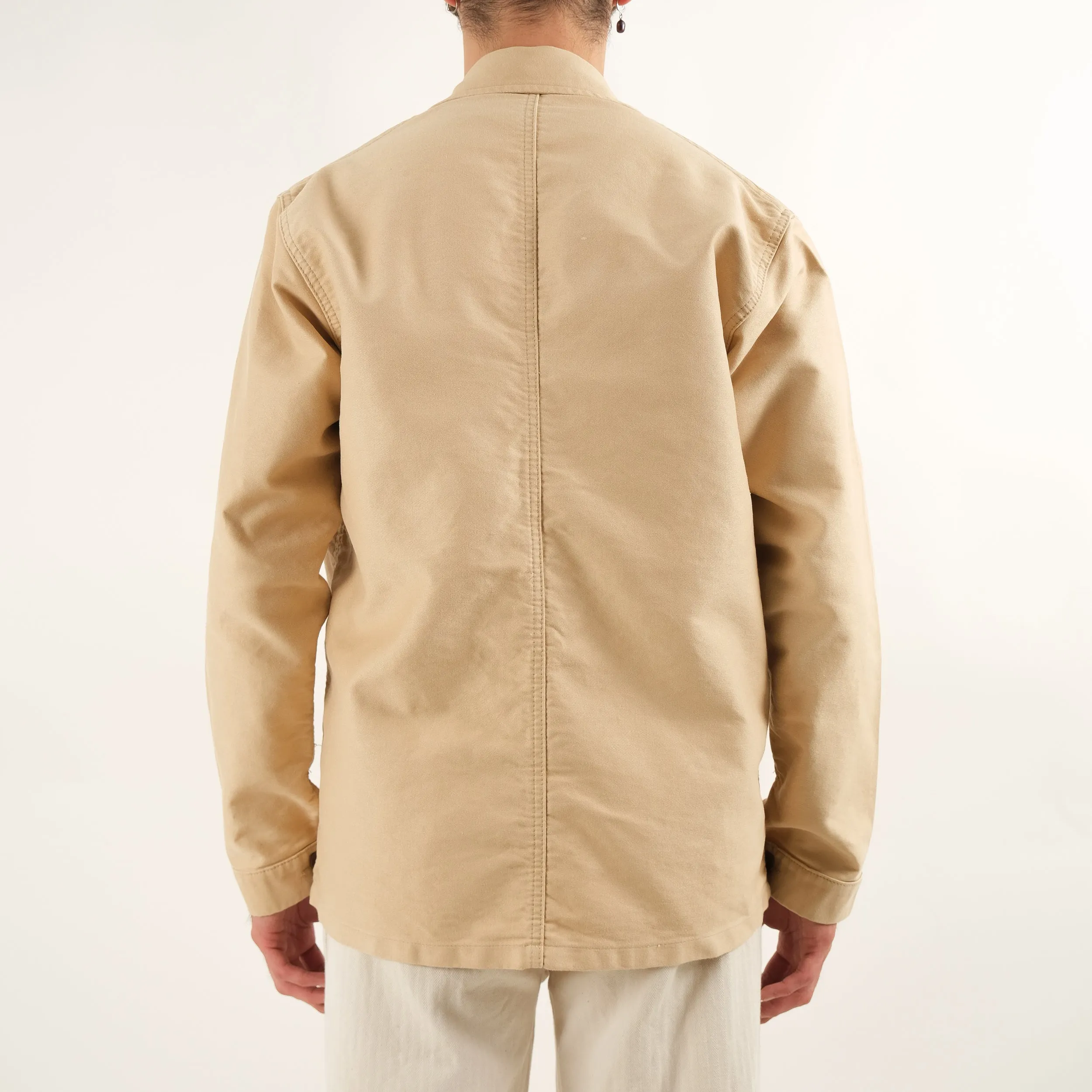 FRENCH CREAM MOLESKINE WORK JACKET