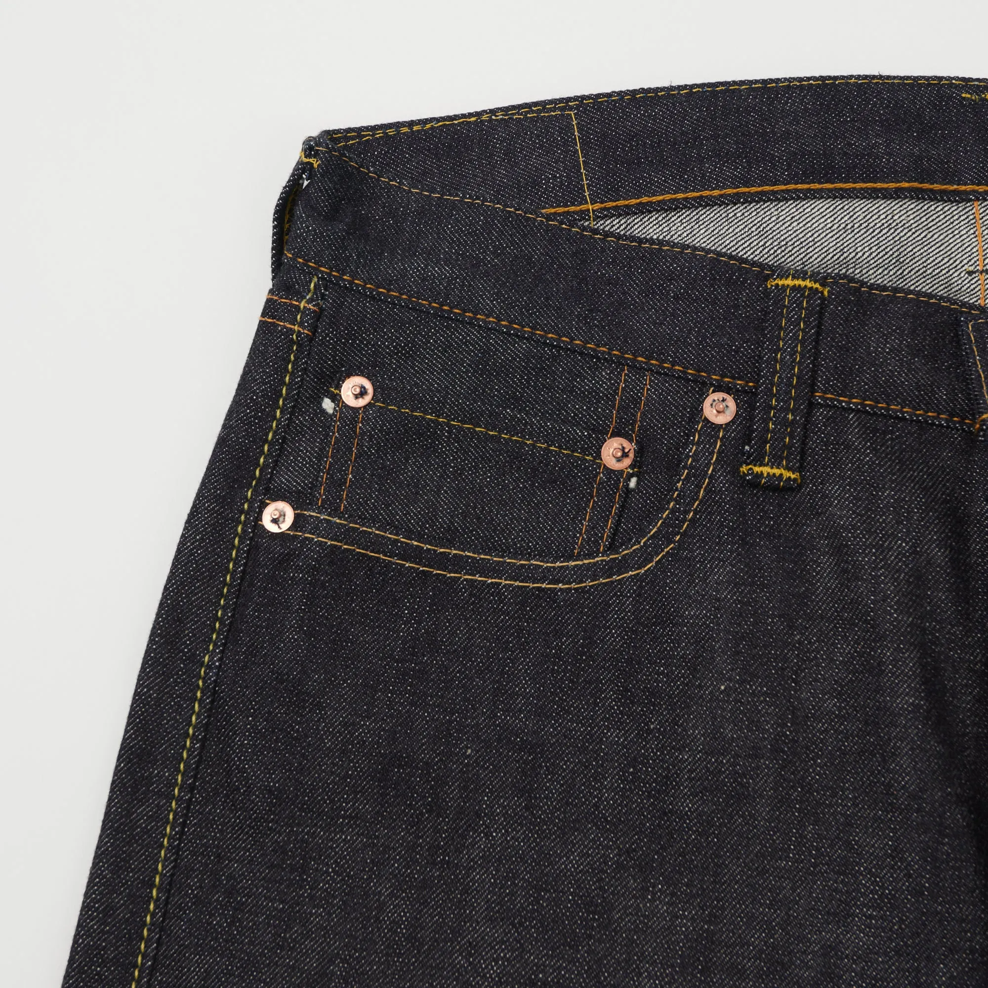 Full Count 1101XX 15.5oz 'Plain Pocket' Loose Straight Jean - Raw