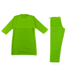 Green Short Sleeve Set