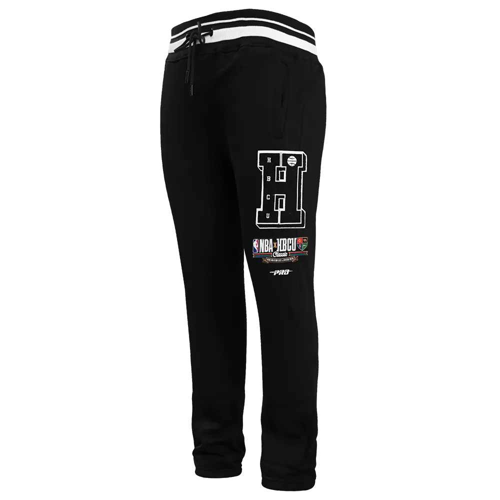 HBCU X NBA ALL STAR 2024 MEN'S RIB FLC SWEATPANT (BLACK)