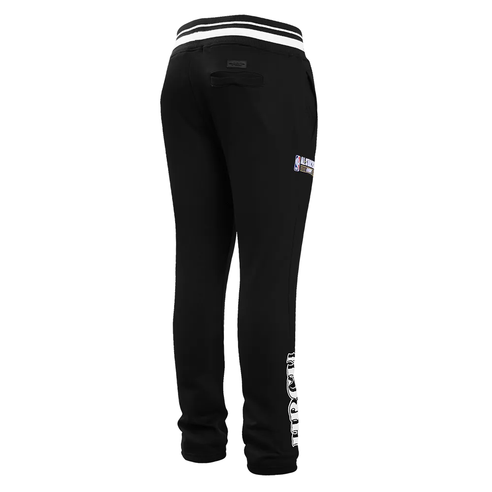 HBCU X NBA ALL STAR 2024 MEN'S RIB FLC SWEATPANT (BLACK)