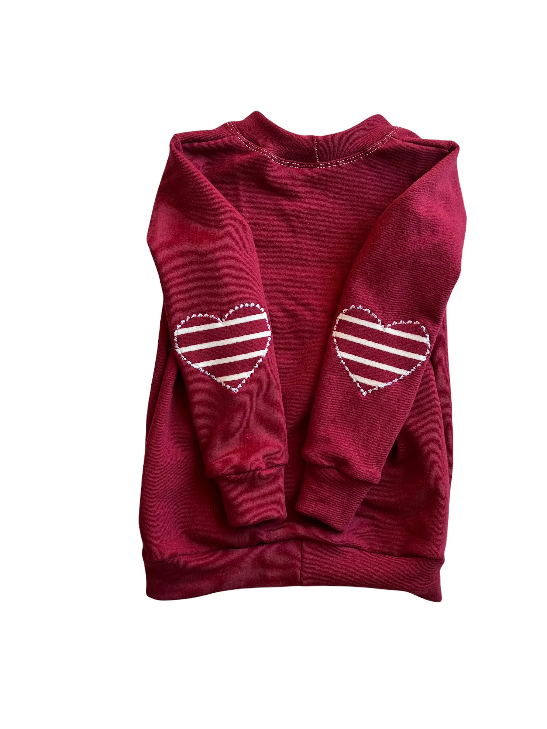 Heart Appliqu Sweatshirts