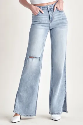 High Rise Wide Leg Jeans