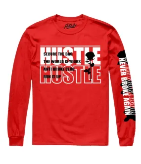 HUSTLE REFLECTION LONG SLEEVE TEE