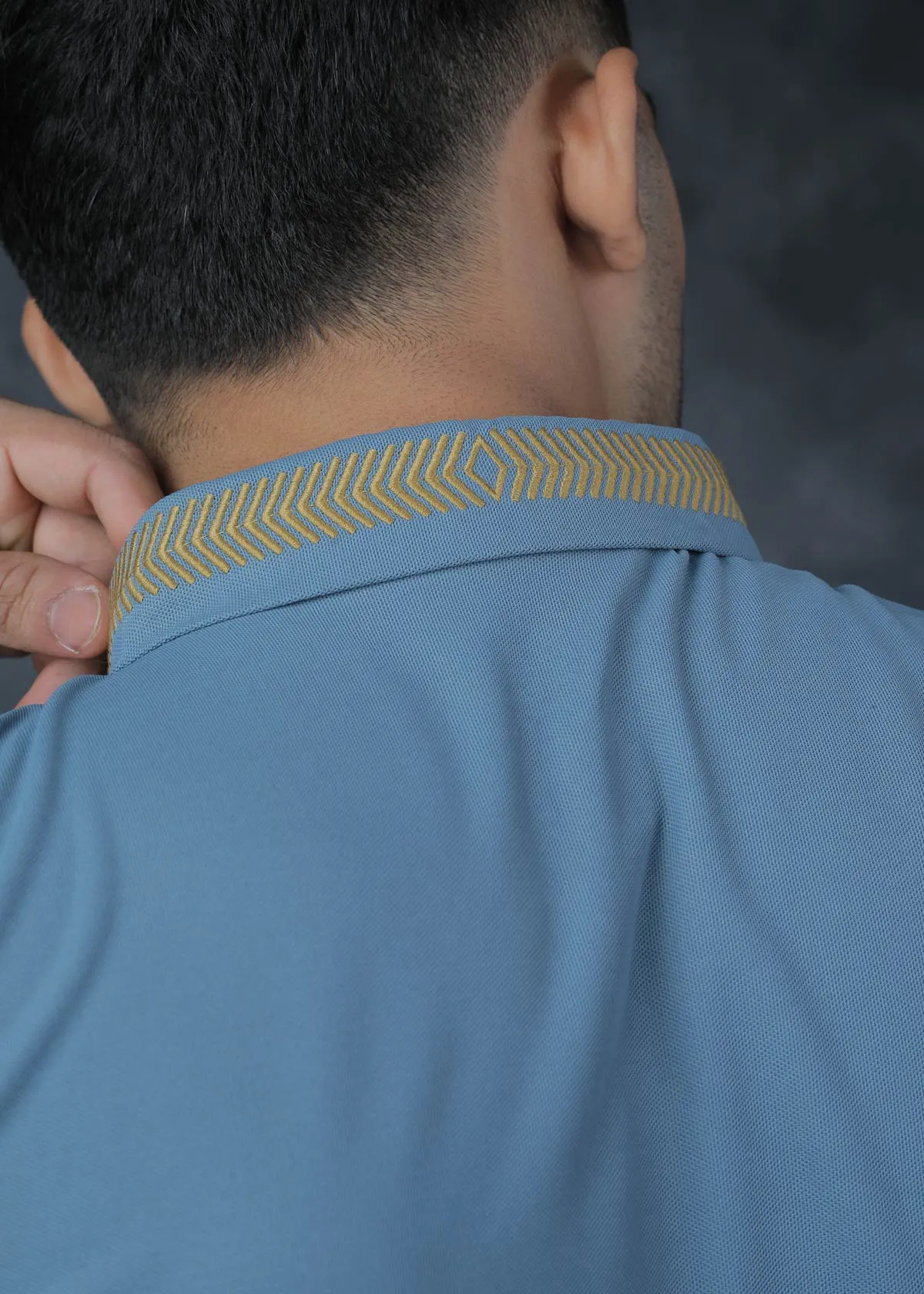LCY | Contrast Embroiderey Basic Polo