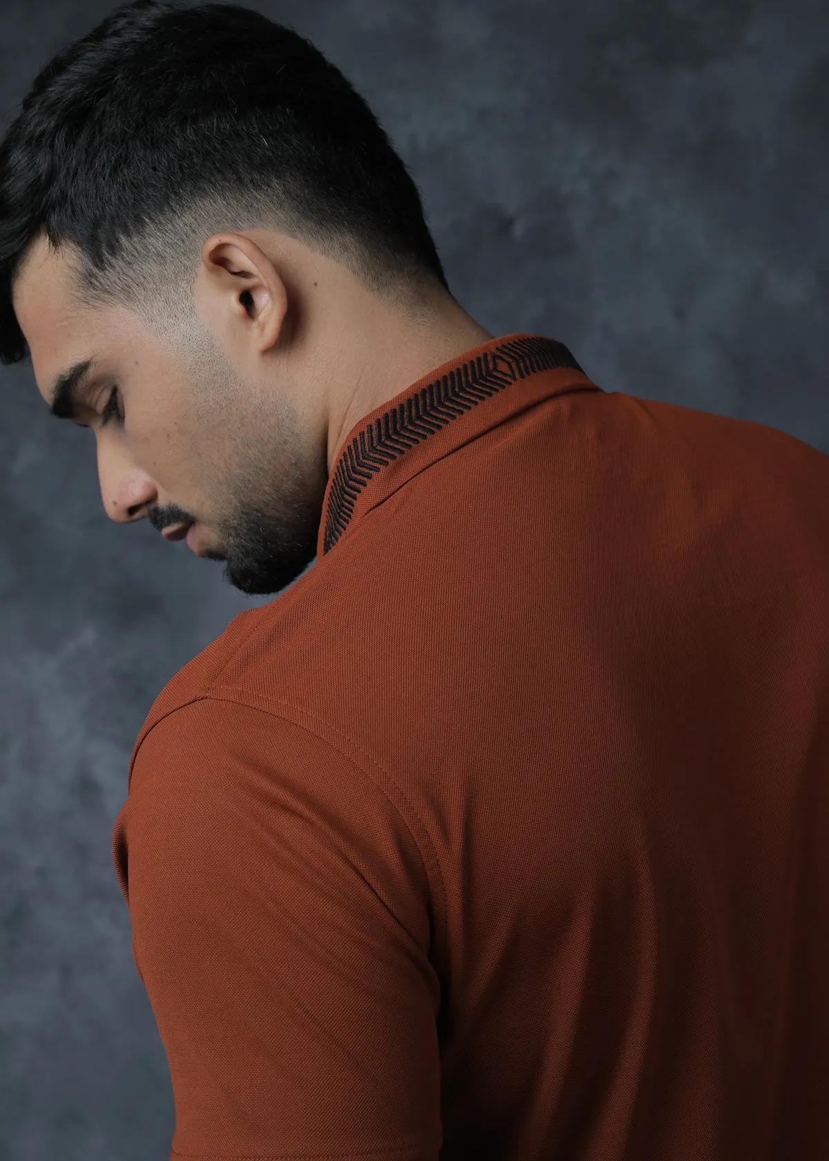 LCY | Contrast Embroiderey Basic Polo