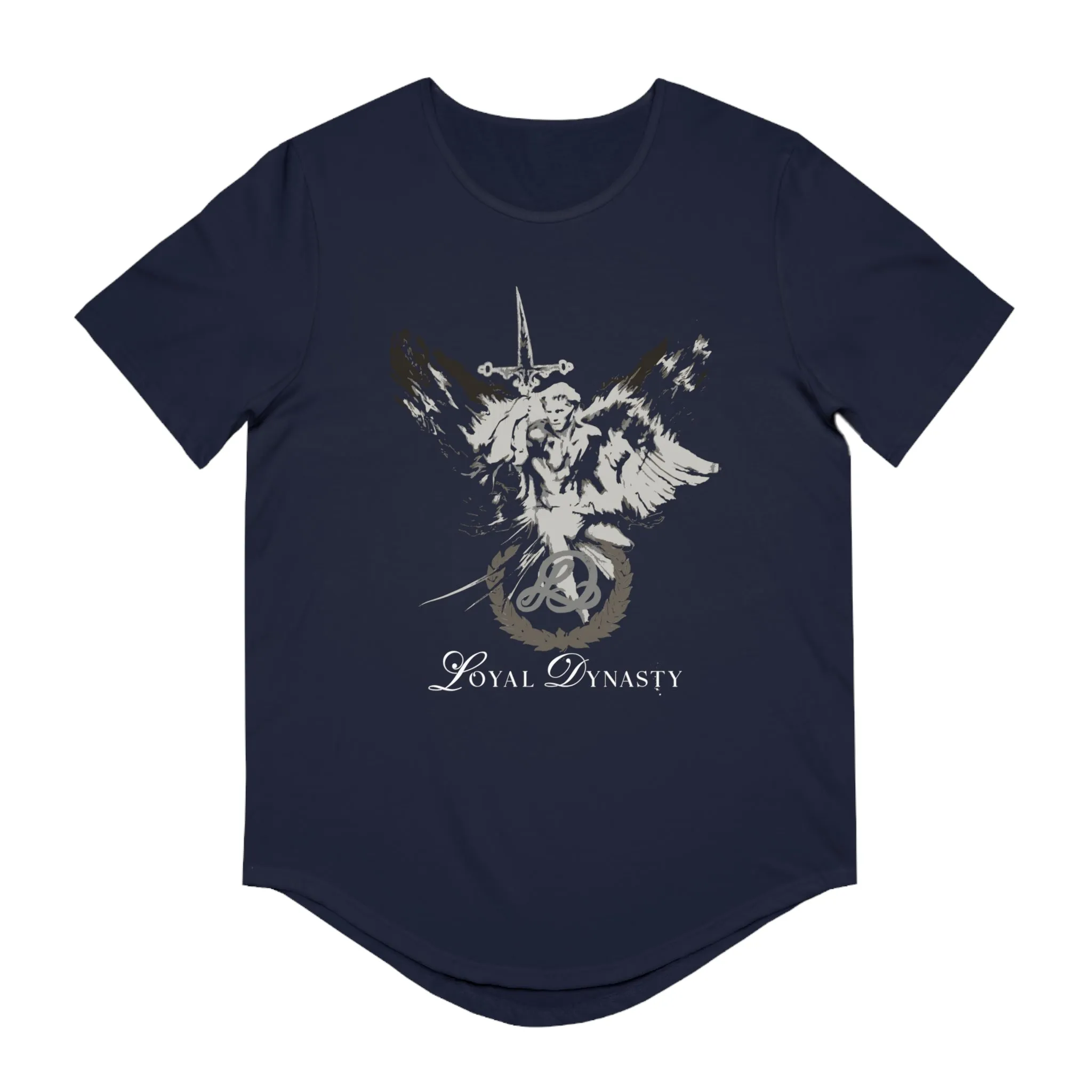 LD Guardian Angel Men's Jersey Curved Hem Tee