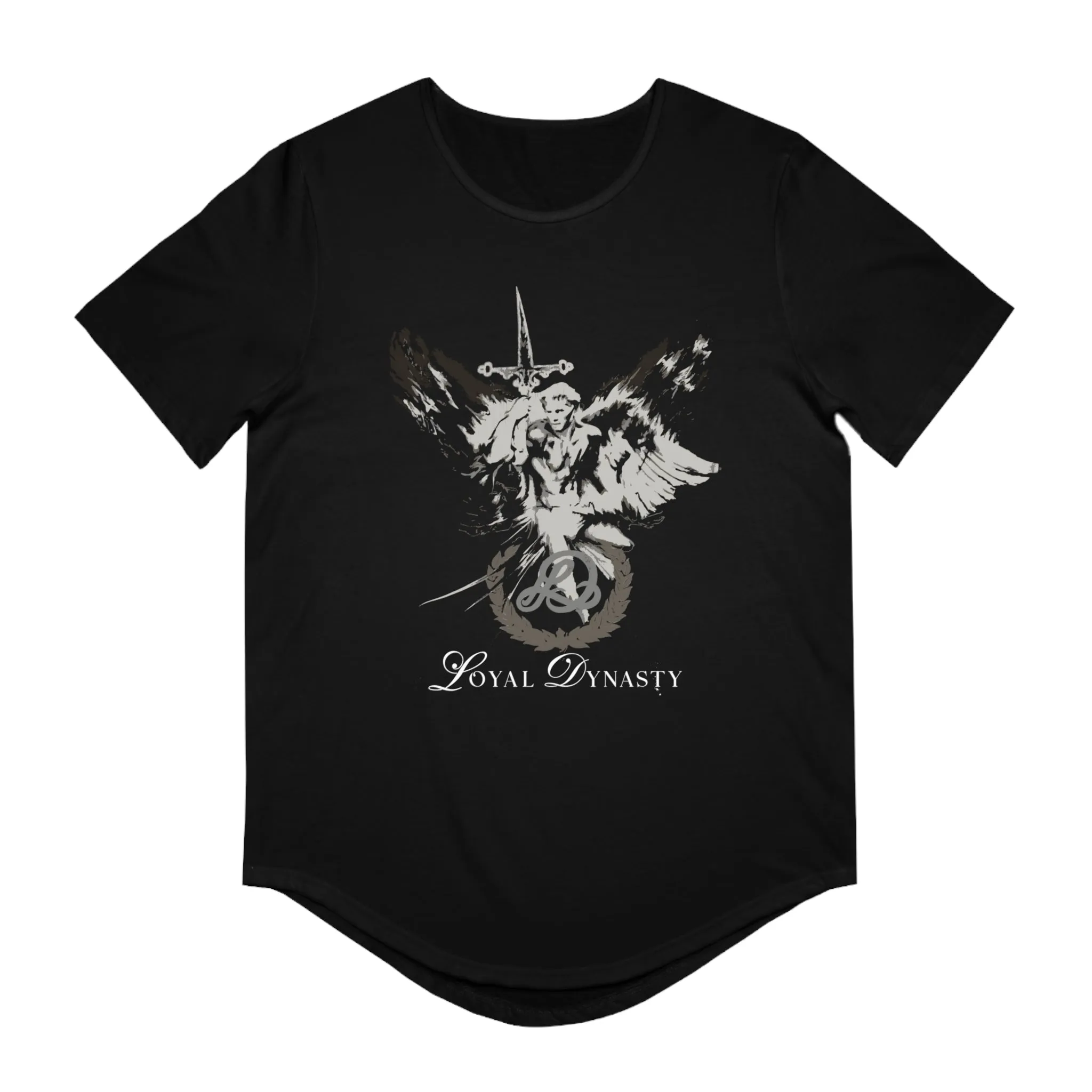 LD Guardian Angel Men's Jersey Curved Hem Tee
