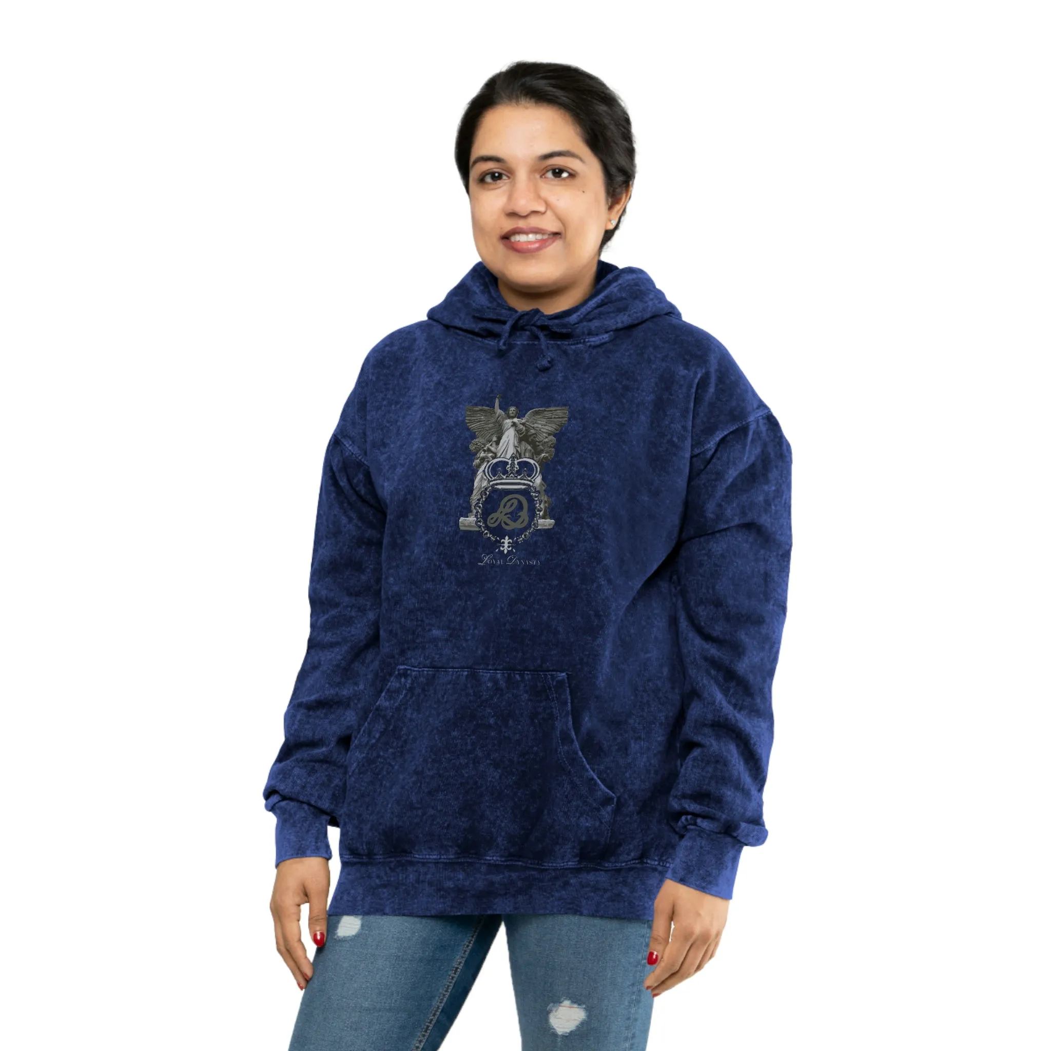 LD Spartan & Guardian Angel Unisex Mineral Wash Hoodie