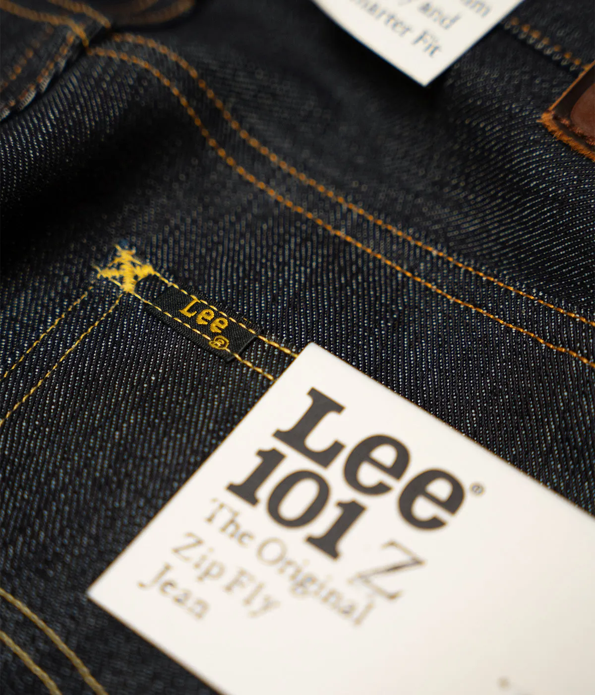 LEE 101 Z DRY SELVEDGE DENIM JAPANESE FABRIC MADE IN ITALY