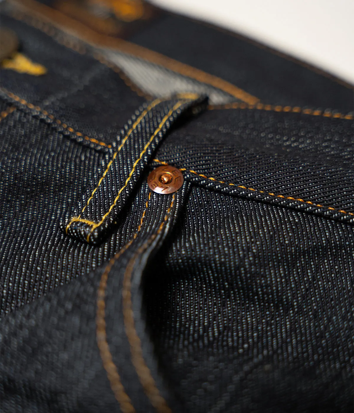 LEE 101 Z DRY SELVEDGE DENIM JAPANESE FABRIC MADE IN ITALY