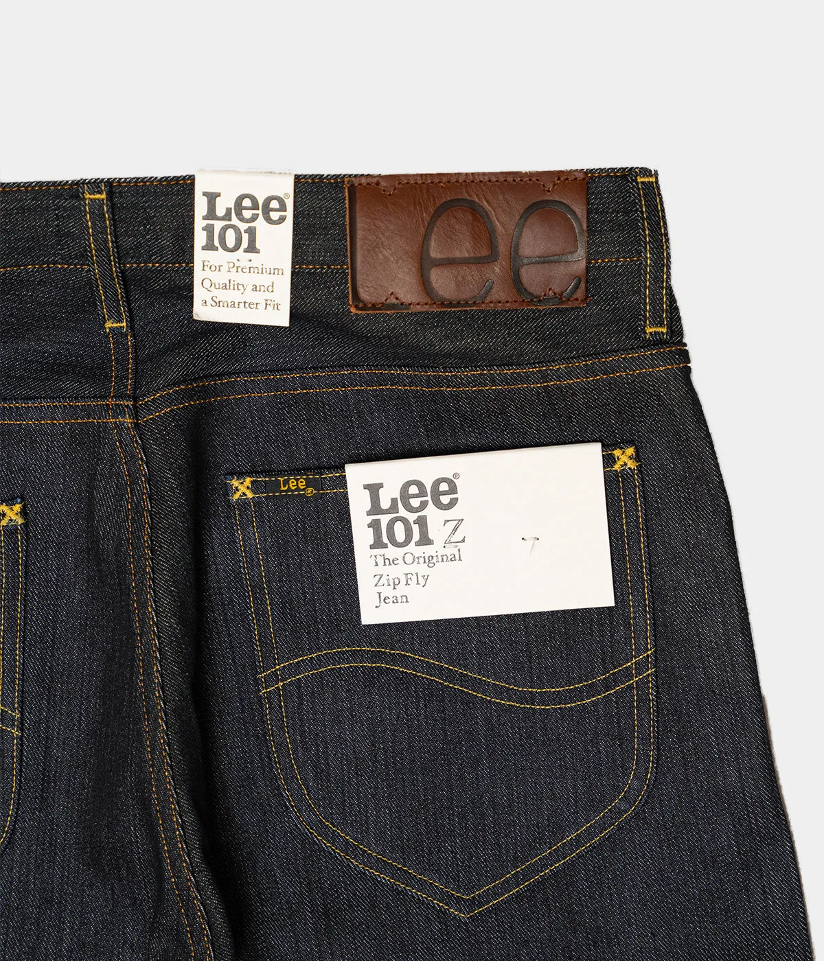 LEE 101 Z DRY SELVEDGE DENIM JAPANESE FABRIC MADE IN ITALY