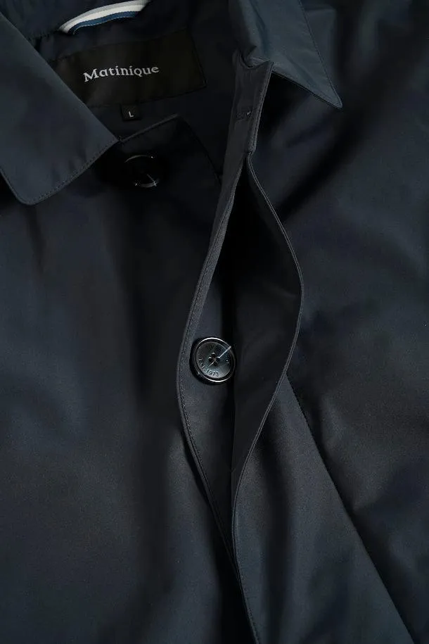 Matinique Miles Mac Jacket Dark Navy Blue
