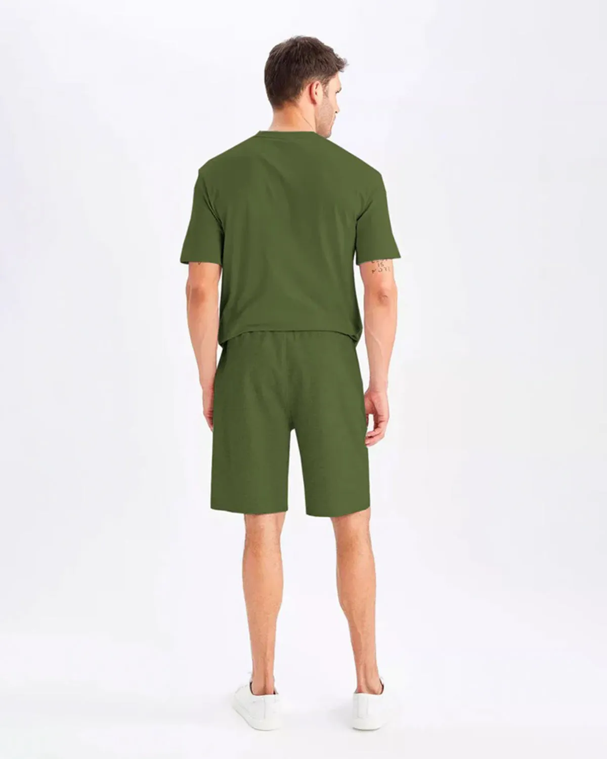 Men Printed Green Beliver Co-ords Sets