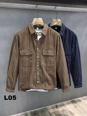 Men's Oversized Full Sleeve Chic Korean Style Shirt L05