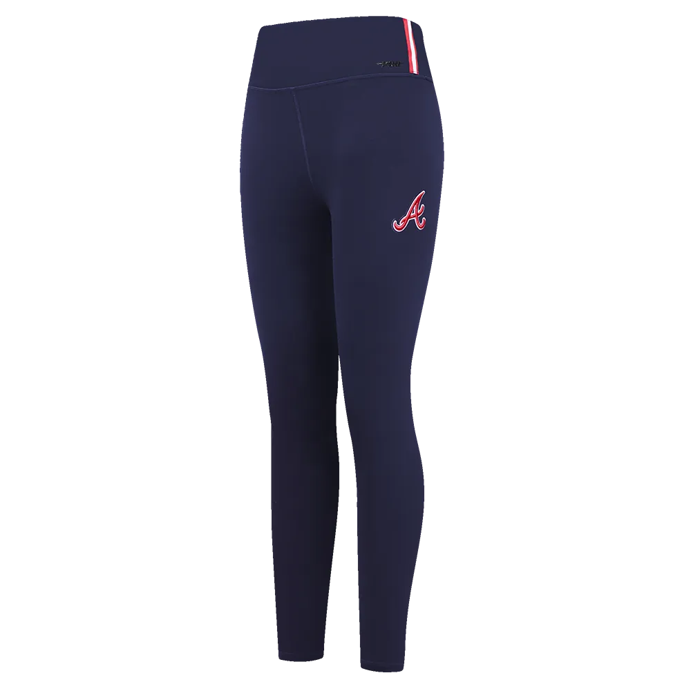 MLB ATLANTA BRAVES MASHUP WOMEN'S JERSEY LEGGING (MIDNIGHT NAVY)